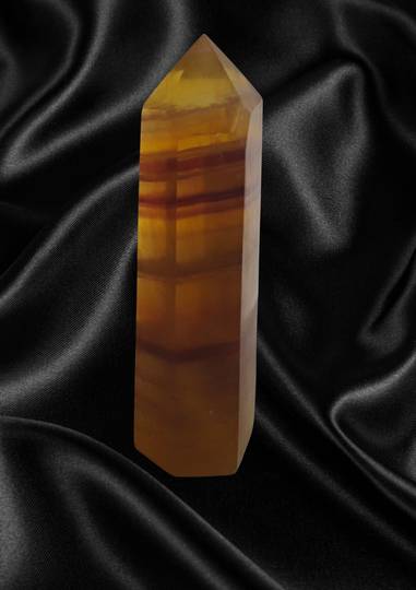 Golden Fluorite Crystal Point (GFP40)